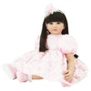 56cm Baby Princess Dolls Handmade Silicone Cute Girls Dolls Lifelike Toddler Babies Dolls