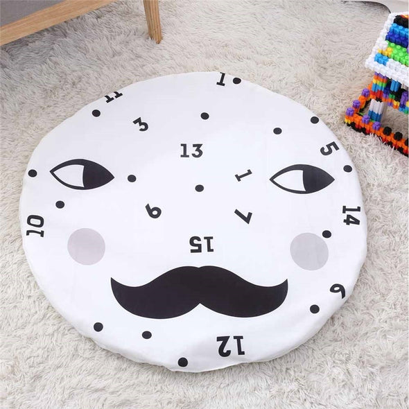 Hot Mat Baby Play Blanket Infant Cotton Mats Sleeping Crawling Pad Soft Multi Style Game Carpet Clock Cactus Animal Pattern Kids Rug Toy