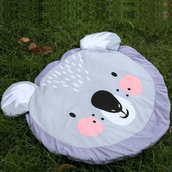 Cartoon Cute Koala Baby Crawling Mats Nordic Style Kids Play Game Blanket Round Floor Sleep Carpet Mats Room DecorationsIns