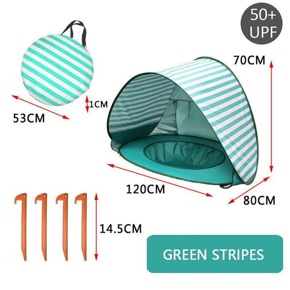 Summer Kids Beach Tent Pool  Awning Tent Portable Build Outdoor Baby Kids Play House Tent Toys