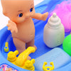 Baby Kid Bath Time Toy Set Bath Doll Duckling Marine Ball Bathroom Play Water Toys